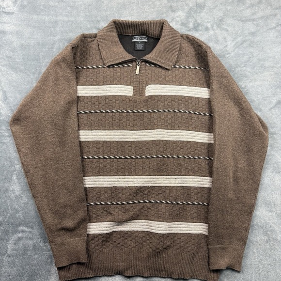 Ron Chereskin Other - Chereskin Mens Brown Pullover Long Sleeves Collar Warm Size XL READ